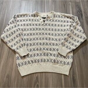 Vintage Liberty Old Glory Mens 100% Cotton Pullover Sweater Liberty XL